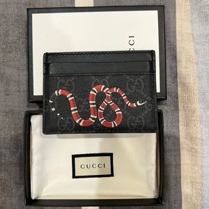Gucci Snake Card Holder